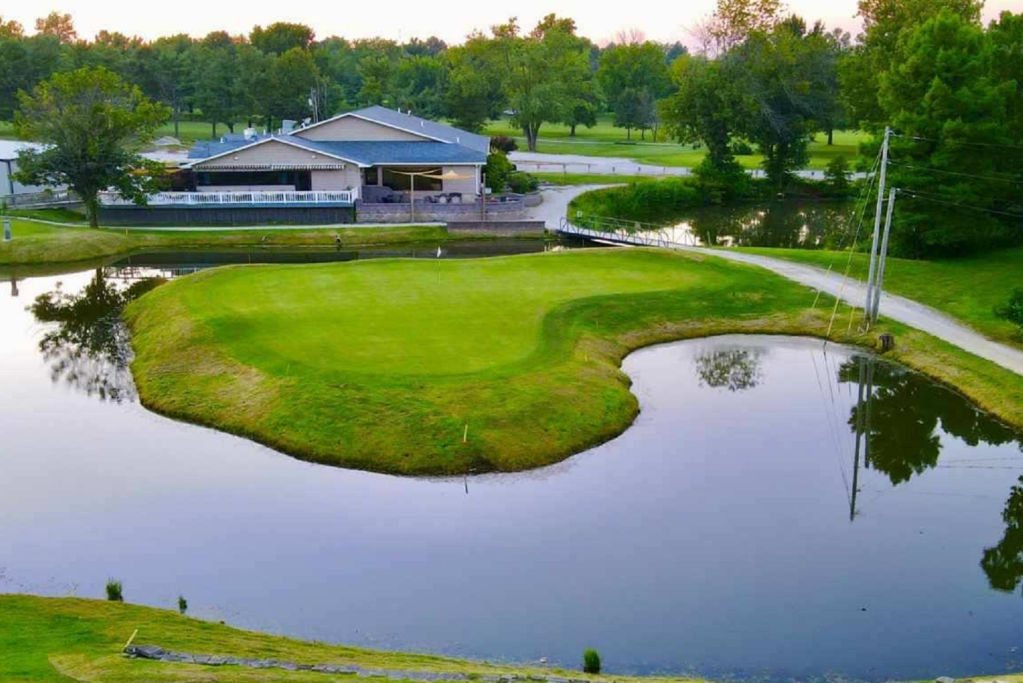 Golf course clubhouse
